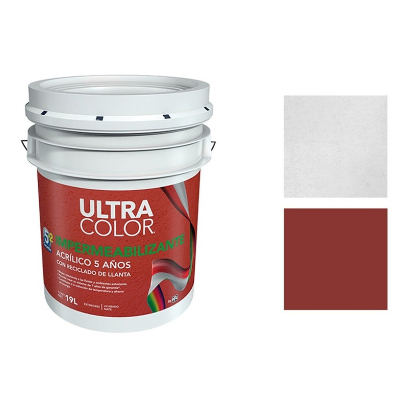 Foto 1 | Cubeta De Impermeabilizante Acrilico Termico Eco 5 Años 19lt - Color Blanco