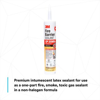 Foto 5 | Sellador De Barrera Contra Incendios 3m Cp 25wb+, Cartucho Rojo De 300 Ml - Venta Internacional.