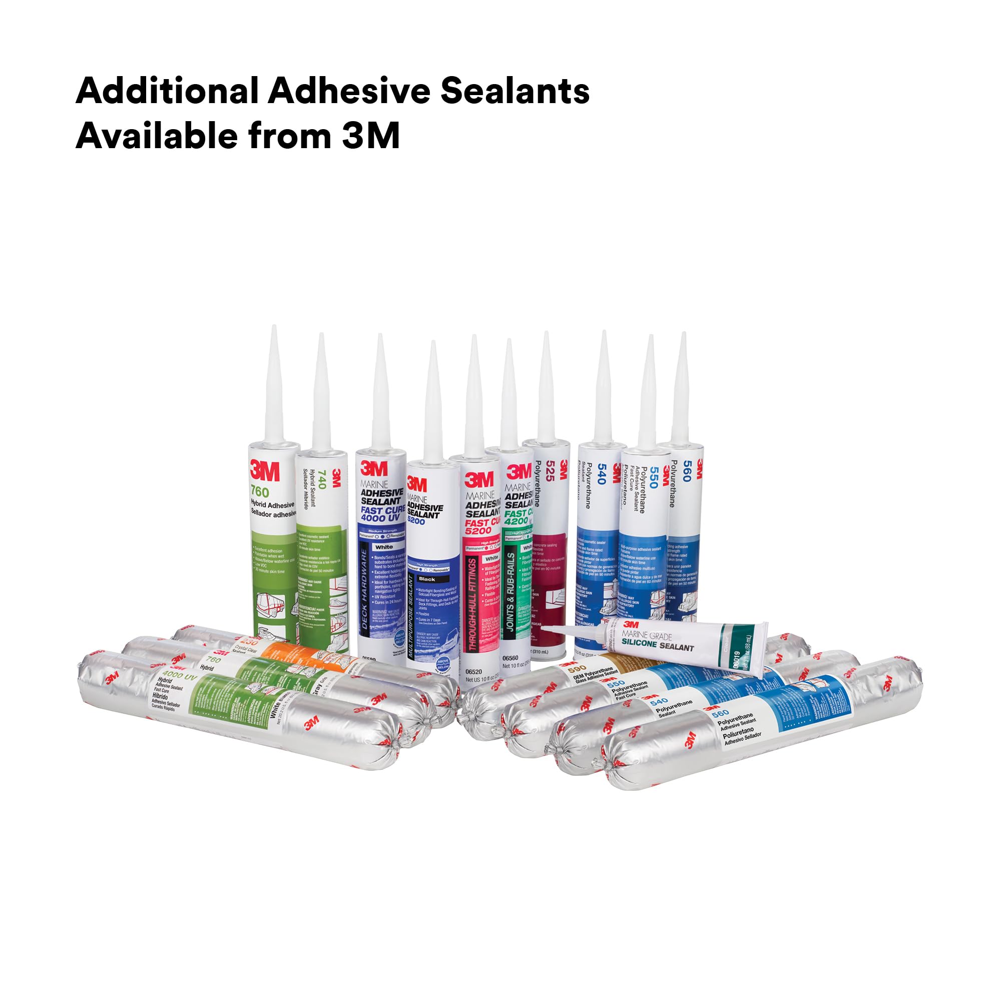 Foto 6 pulgar | Sellador Adhesivo 3m Marine 4000 Uv 90 Ml Blanco Impermeable - Venta Internacional.