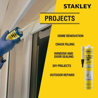 Foto 4 | Sellador Acrílico Caulk Stanley Premium, Siliconado, 300 Ml, Blanco - Venta Internacional.