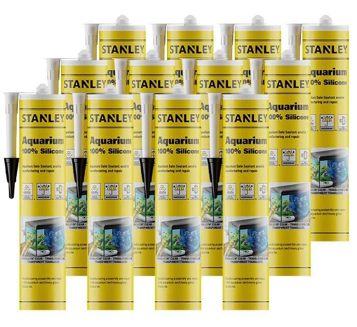 Foto 2 pulgar | Silicona Para Acuarios Stanley, Impermeable, 300 Ml, Transparente, Paquete De 12 - Venta Internacional.