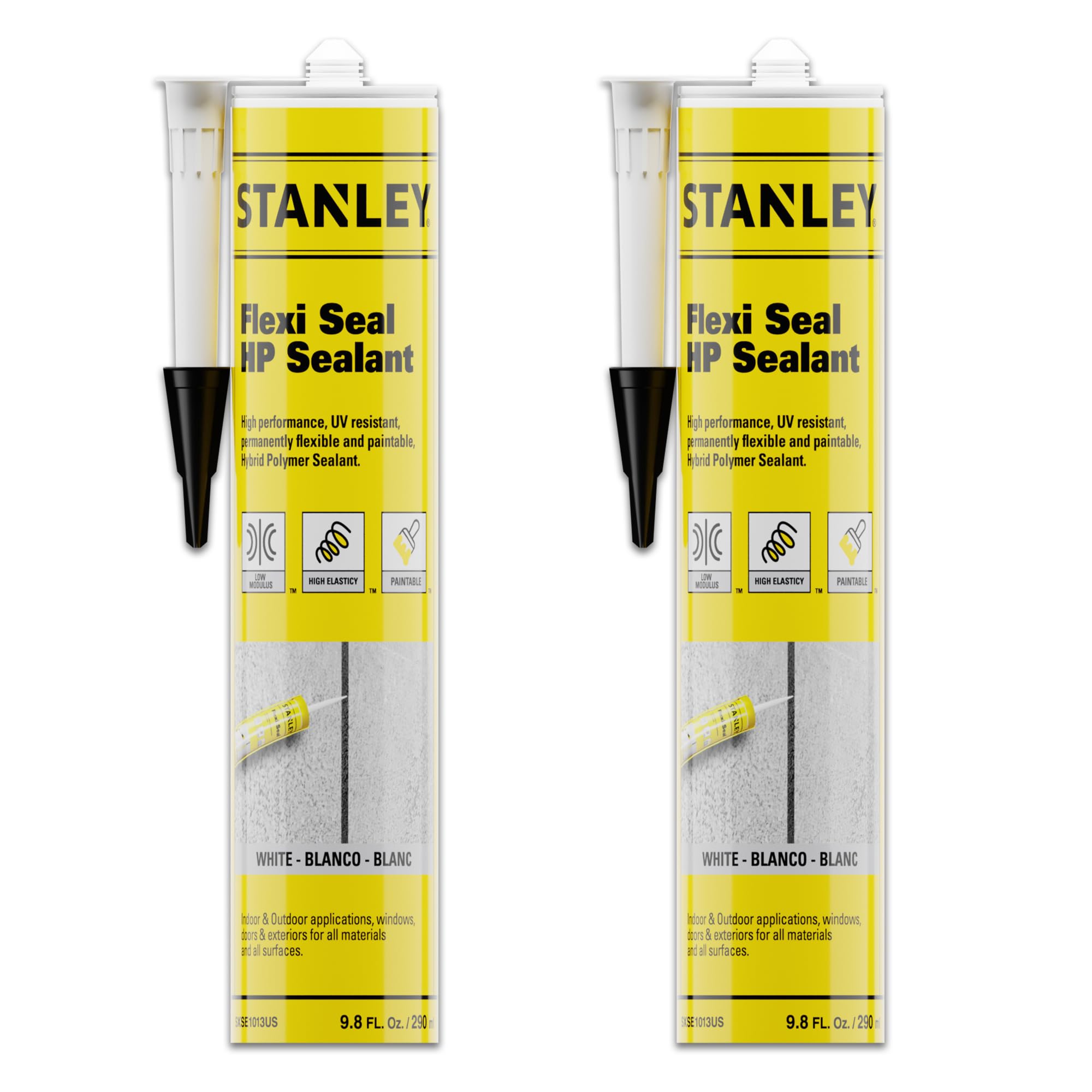 Foto 1 | Sellador Stanley Flexi, Polímero Híbrido Altamente Elástico, 290 Ml, Paquete De 2 - Venta Internacional.