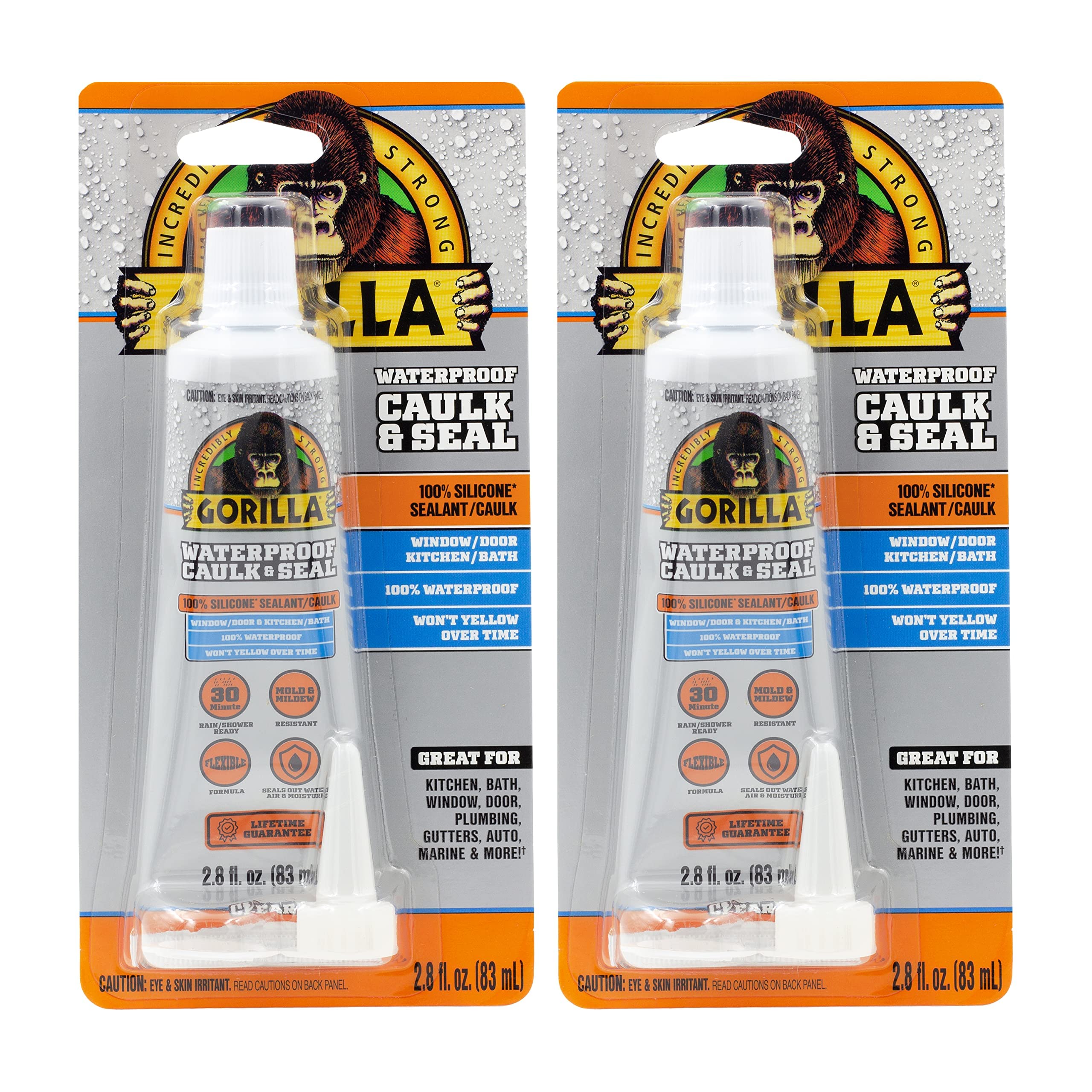 Foto 1 | Sellador Impermeable Gorilla  100% Silicona  82 Ml  Transparente - Venta Internacional.