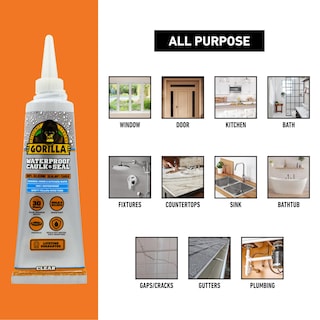 Foto 2 | Sellador Impermeable Gorilla 100% Silicona 82 Ml Transparente - Venta Internacional.