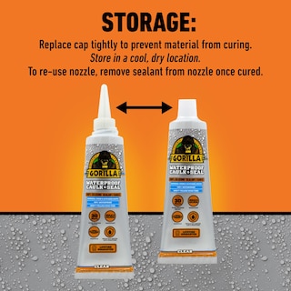 Foto 5 | Sellador Impermeable Gorilla 100% Silicona 82 Ml Transparente - Venta Internacional.