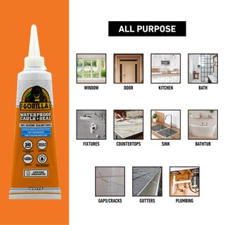 Foto 2 | Sellador De Silicona Impermeable Gorilla White 82 Ml (paquete De 2) - Venta Internacional.