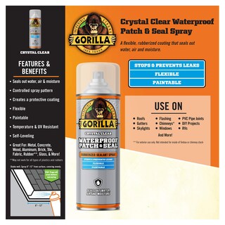 Foto 2 | Spray Sellador Impermeable Con Revestimiento De Goma Patch & Seal Gorilla - Venta Internacional.