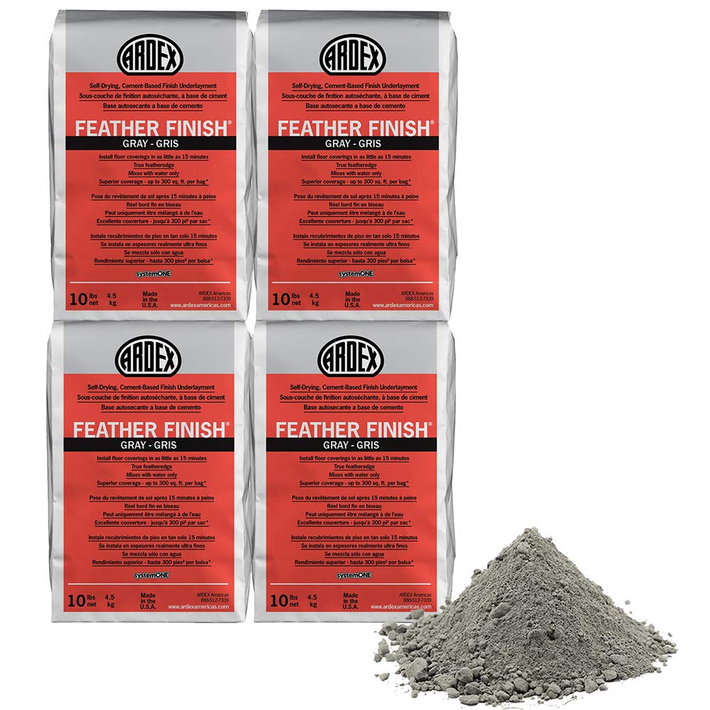 Foto 1 | Base De Cemento Ardex Con Acabado En Plumas  Color Gris  4 Bolsas De 4 54 Kg - Venta Internacional.