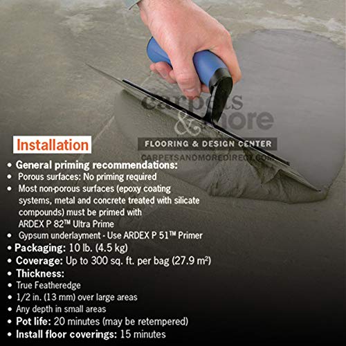 Foto 5 pulgar | Base De Cemento Ardex Con Acabado En Plumas  Color Gris  4 Bolsas De 4 54 Kg - Venta Internacional.