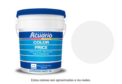Foto 1 | Pintura Color Price Acuario 19 Lt Blanco