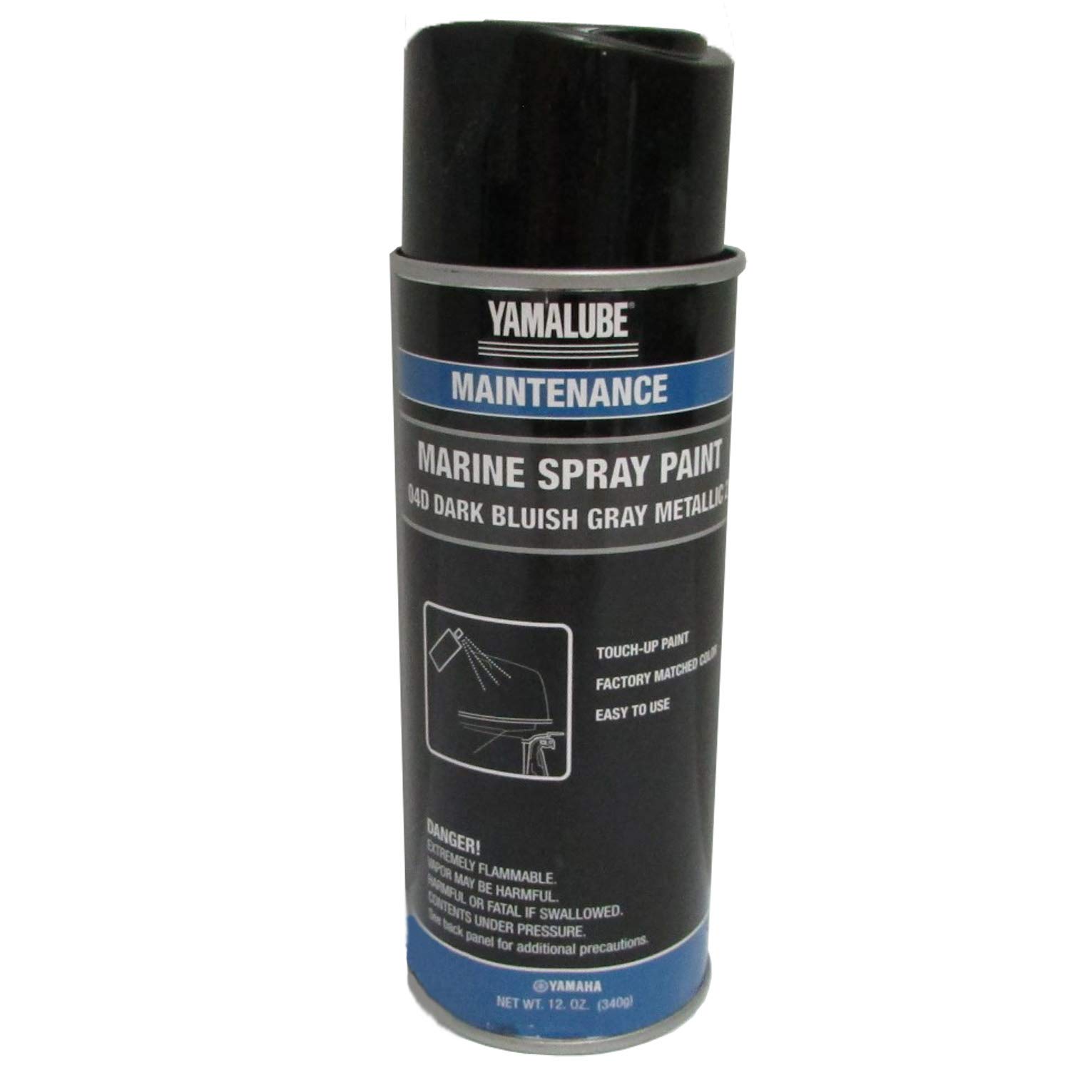 Foto 1 | Pintura En Aerosol Marina Yamaha Yamalube Oem Gris Azulado Oscuro - Venta Internacional.