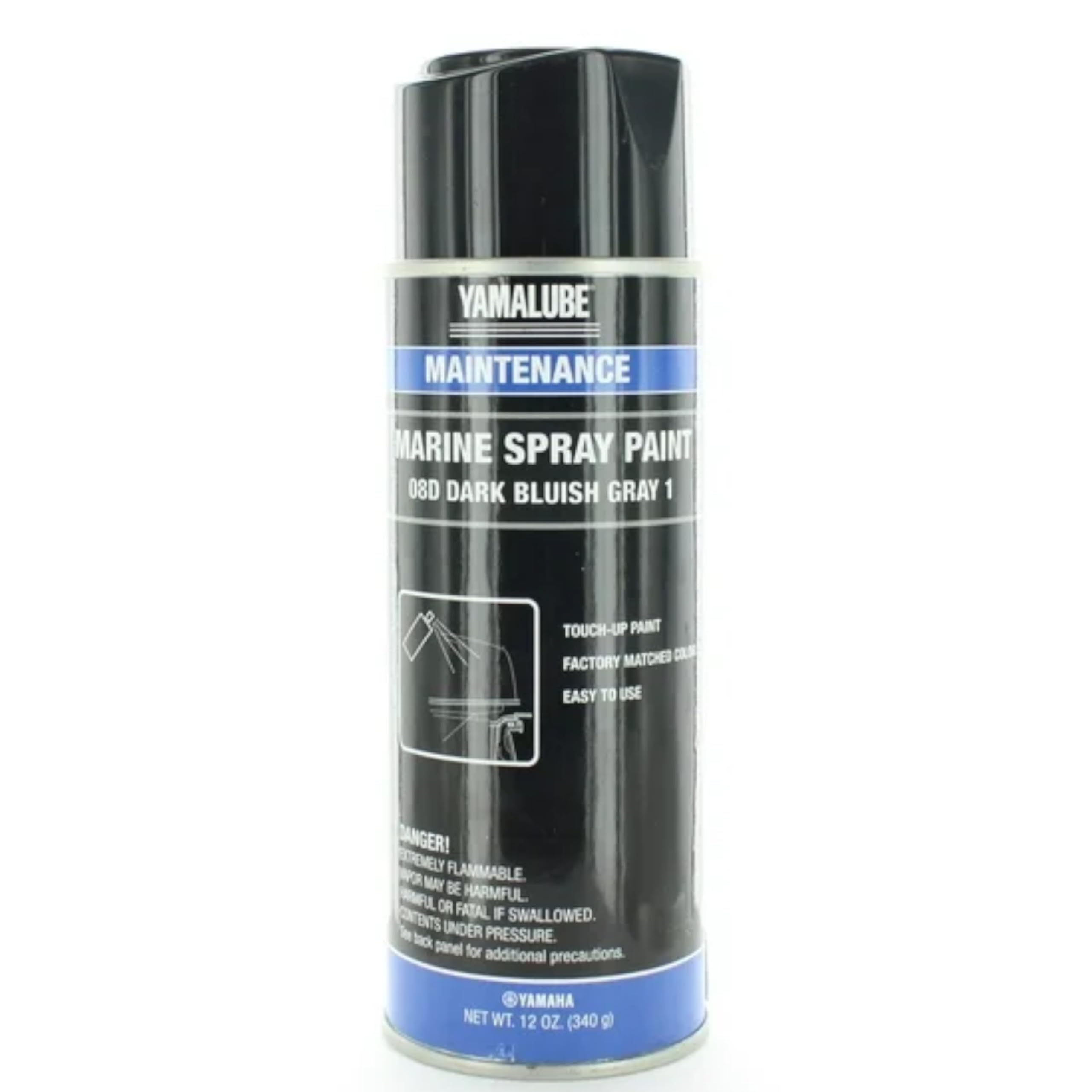 Foto 3 pulgar | Pintura En Aerosol Marina Yamaha Yamalube Oem Gris Azulado Oscuro - Venta Internacional.