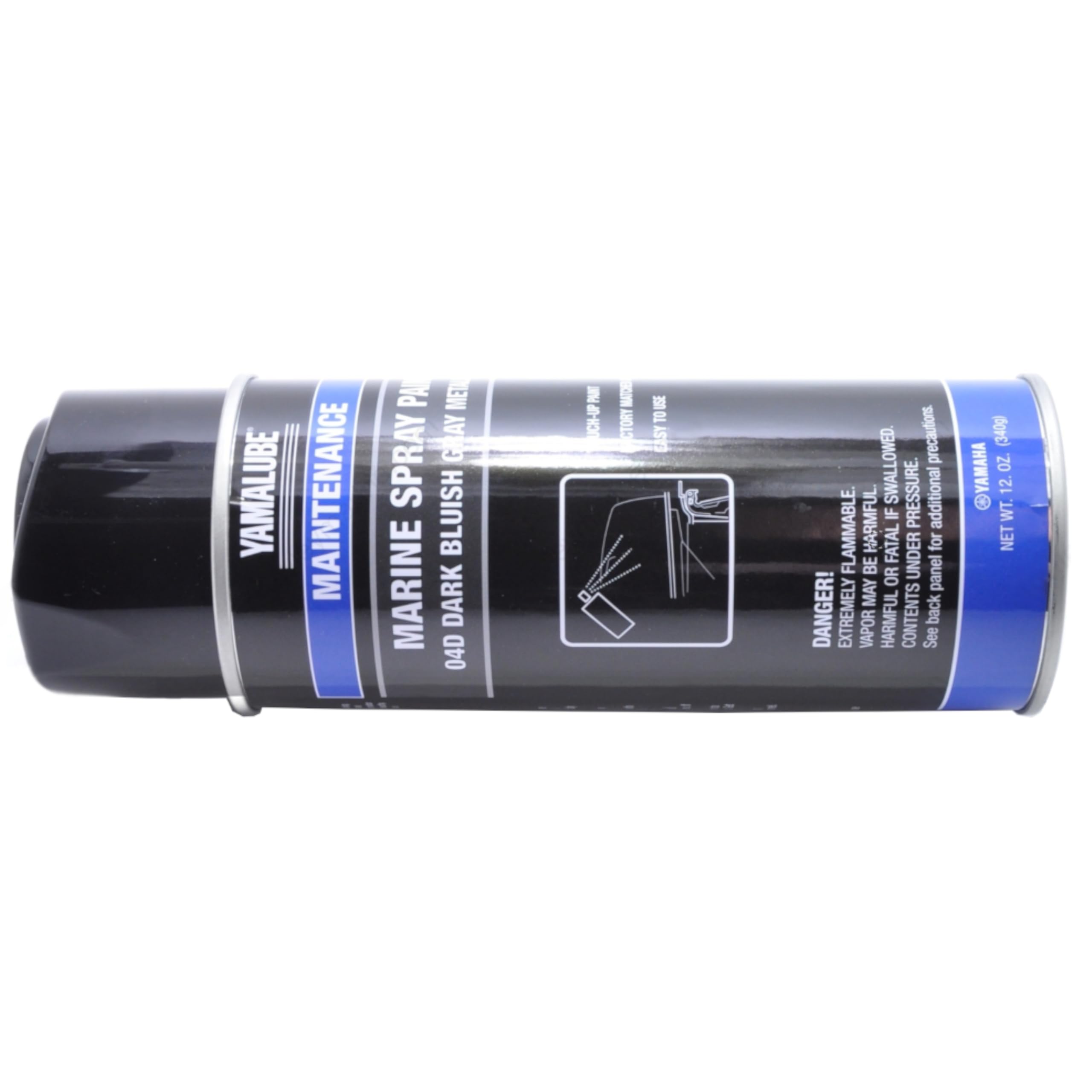 Foto 5 | Pintura En Aerosol Marina Yamaha Yamalube Oem Gris Azulado Oscuro - Venta Internacional.