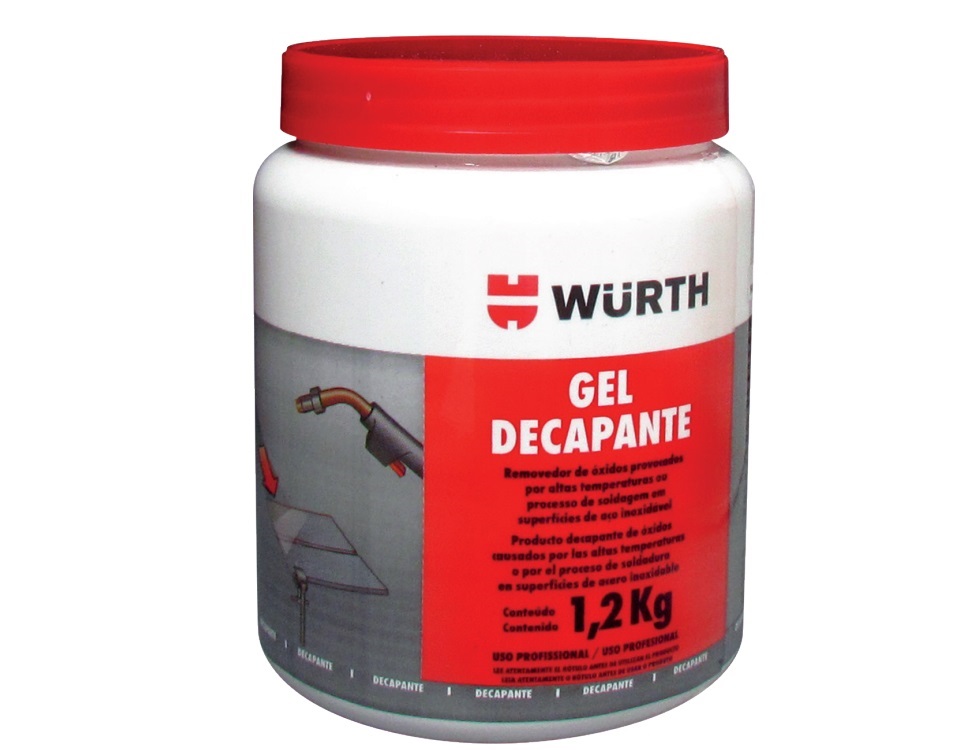 Gel Decapante Para Acero Inoxidable Würth Profesional 1.2kg