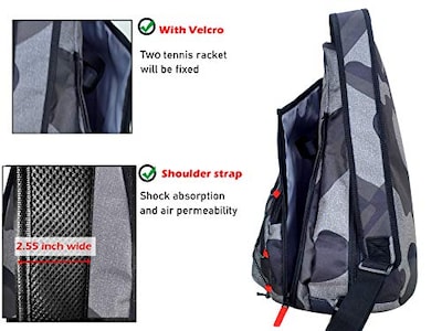 Foto 2 | Venta Internacional - Mochila para Raquetas de Tenis con USB