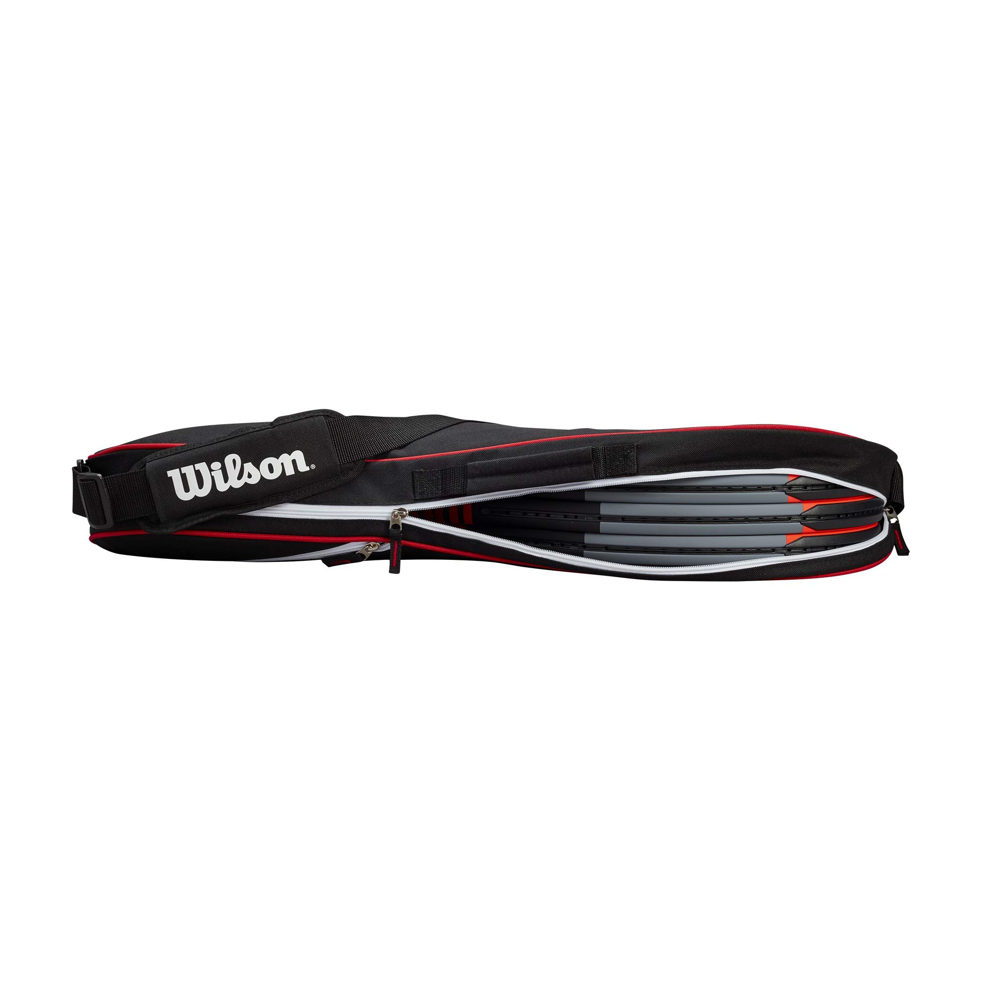 Foto 4 pulgar | Raquetero De Tenis Wilson Advantage Iii Triple Negro/blanco/rojo - Venta Internacional.