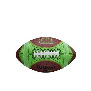 Foto 2 | Balón De Fútbol Wilson Hylite Peewee, Talla Marrón/verde - Venta Internacional.