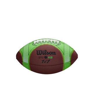 Foto 3 | Balón De Fútbol Wilson Hylite Peewee, Talla Marrón/verde - Venta Internacional.
