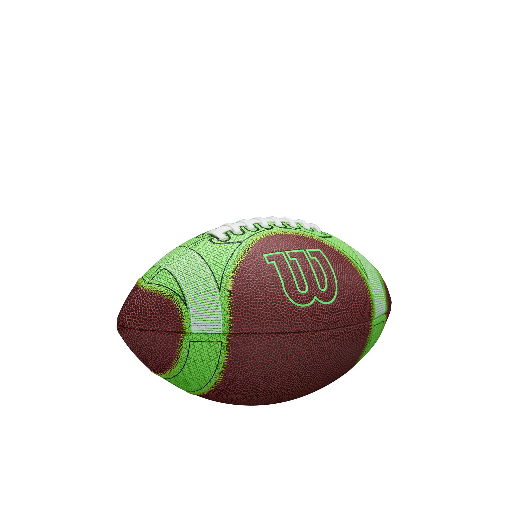 Foto 5 pulgar | Balón De Fútbol Wilson Hylite Peewee, Talla Marrón/verde - Venta Internacional.