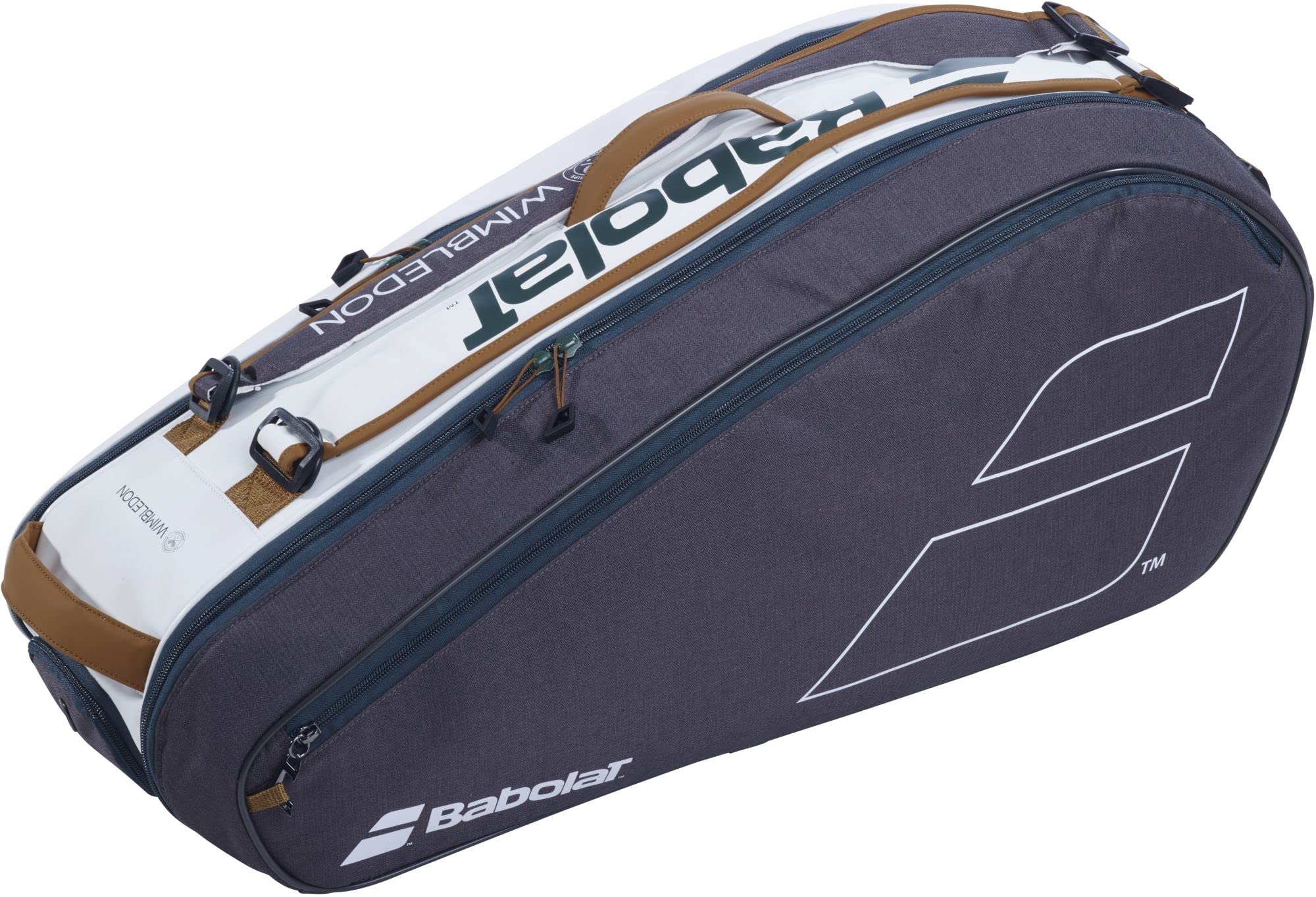 Foto 3 pulgar | Bolsa de Tenis Babolat Pure Raquet Holder X6 Wimbledon - Venta Internacional