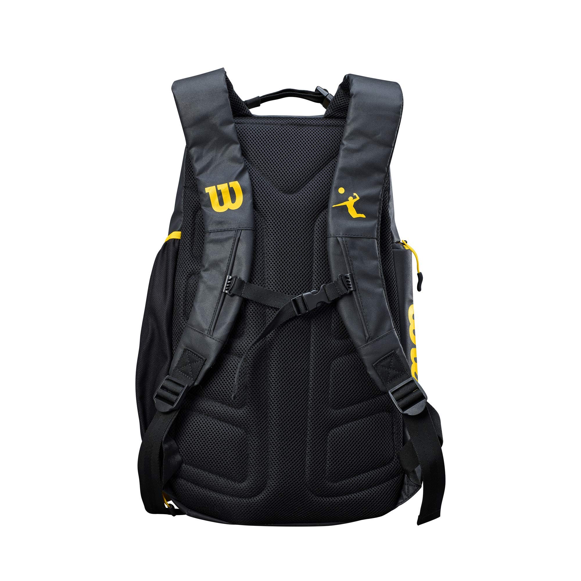 Foto 3 pulgar | Mochila Para Voleibol De Playa Wilson Avp Negro/amarillo - Venta Internacional.