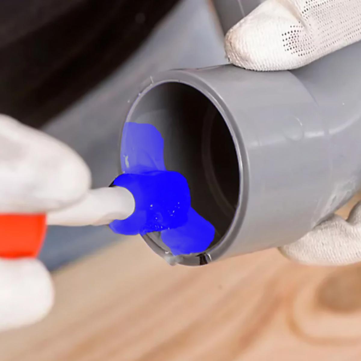 Foto 4 pulgar | Pegamento Para Tubo De Pvc Ventdepot Mxbhe-002 1 Pieza Azul