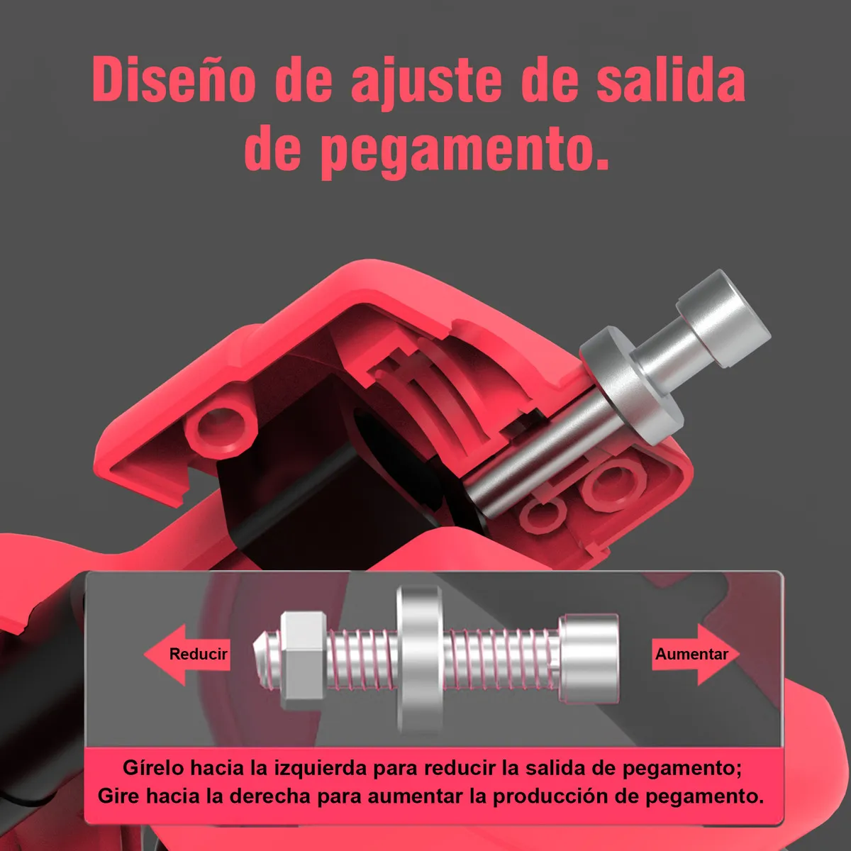 Foto 4 | Pistola De Silicona Caliente Eléctrica Eo Safe Imports Esi-19800 Rojo
