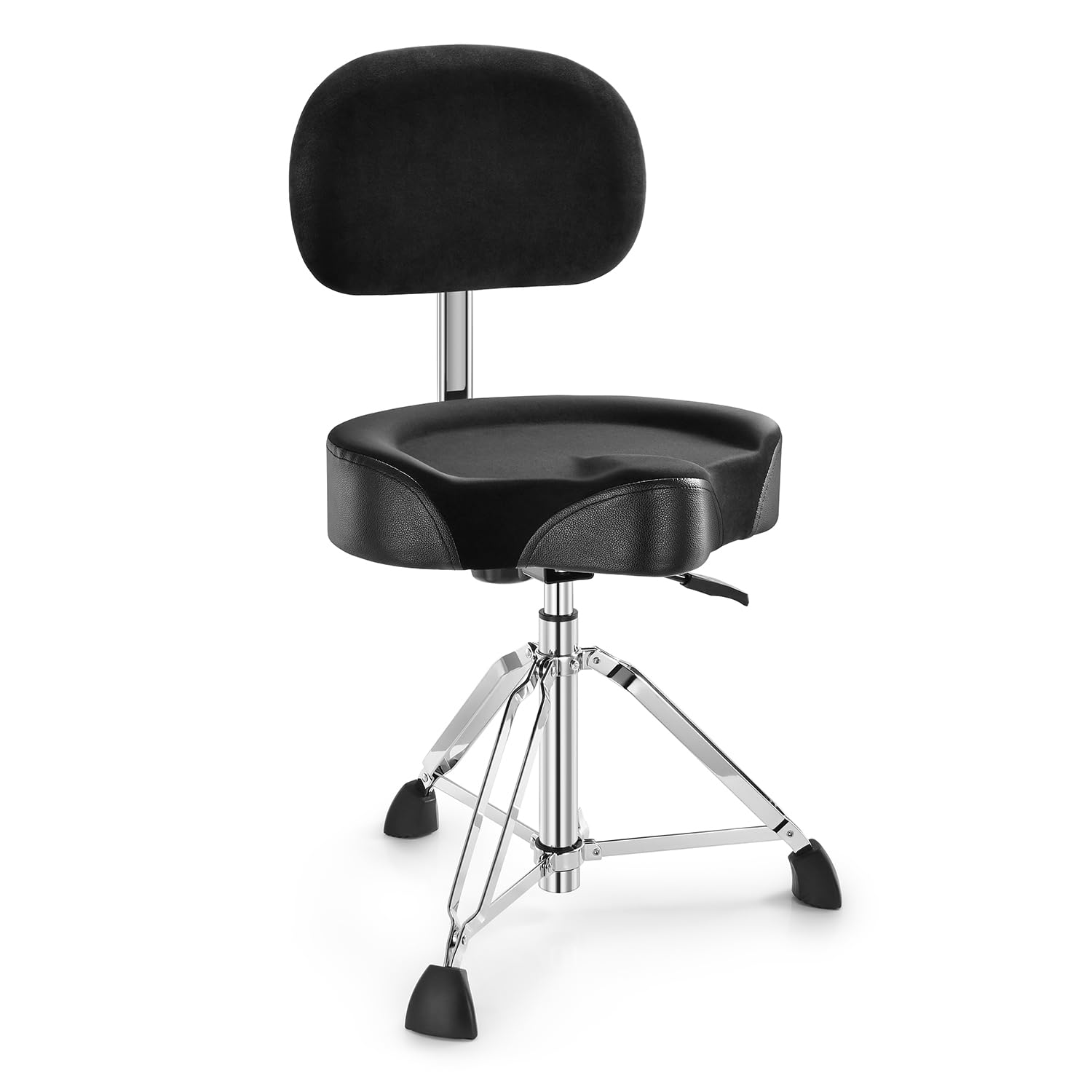 Foto 2 pulgar | Drum Throne Donner Heavy Duty Hydraulic Con Respaldo Negro - Venta Internacional.