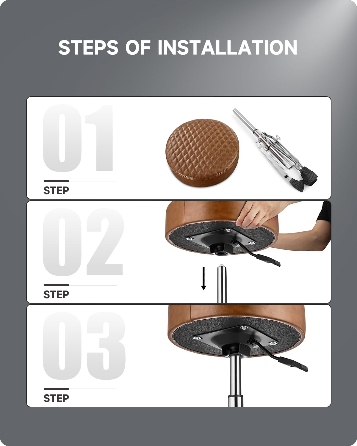 Foto 5 pulgar | Drum Throne Donner Dt-150 Professional Hydraulic Marrón - Venta Internacional.