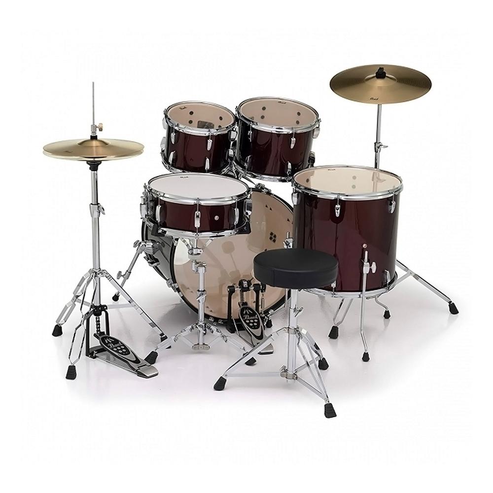 Foto 4 pulgar | Batería Roadshow  PEARL RS505C-C-91 Color Red Wine C/Hardware y Accesorios