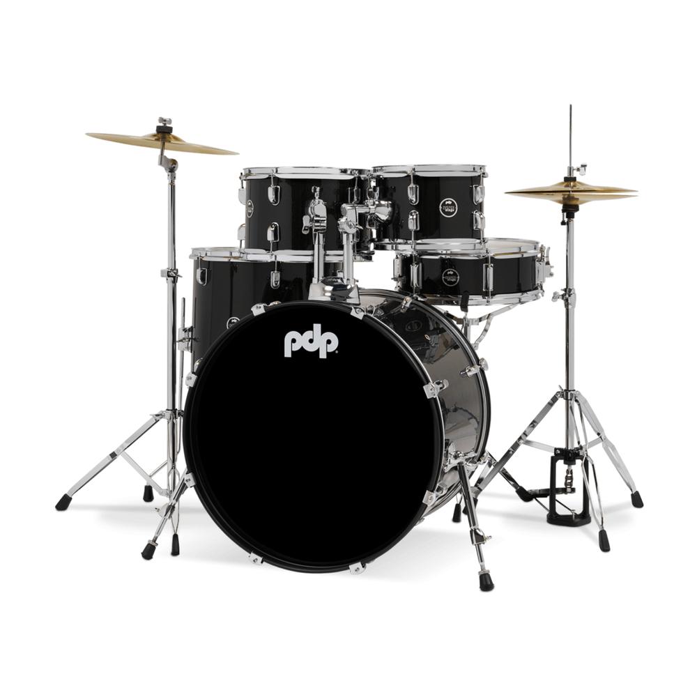 Batería Center Stage PACIFIC DRUMS PDCE2215KTIB Color Negro 5 Piezas C/hardware