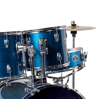 Foto 5 | Bateria Acustica Aureal Galax, Hardware Y Platillos Brushed Blue