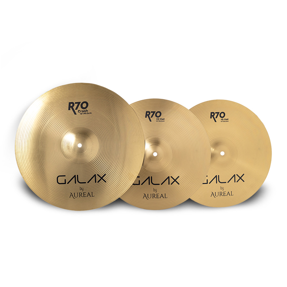 Foto 9 pulgar | Bateria Acustica Aureal Galax, Hardware Y Platillos Brushed Blue