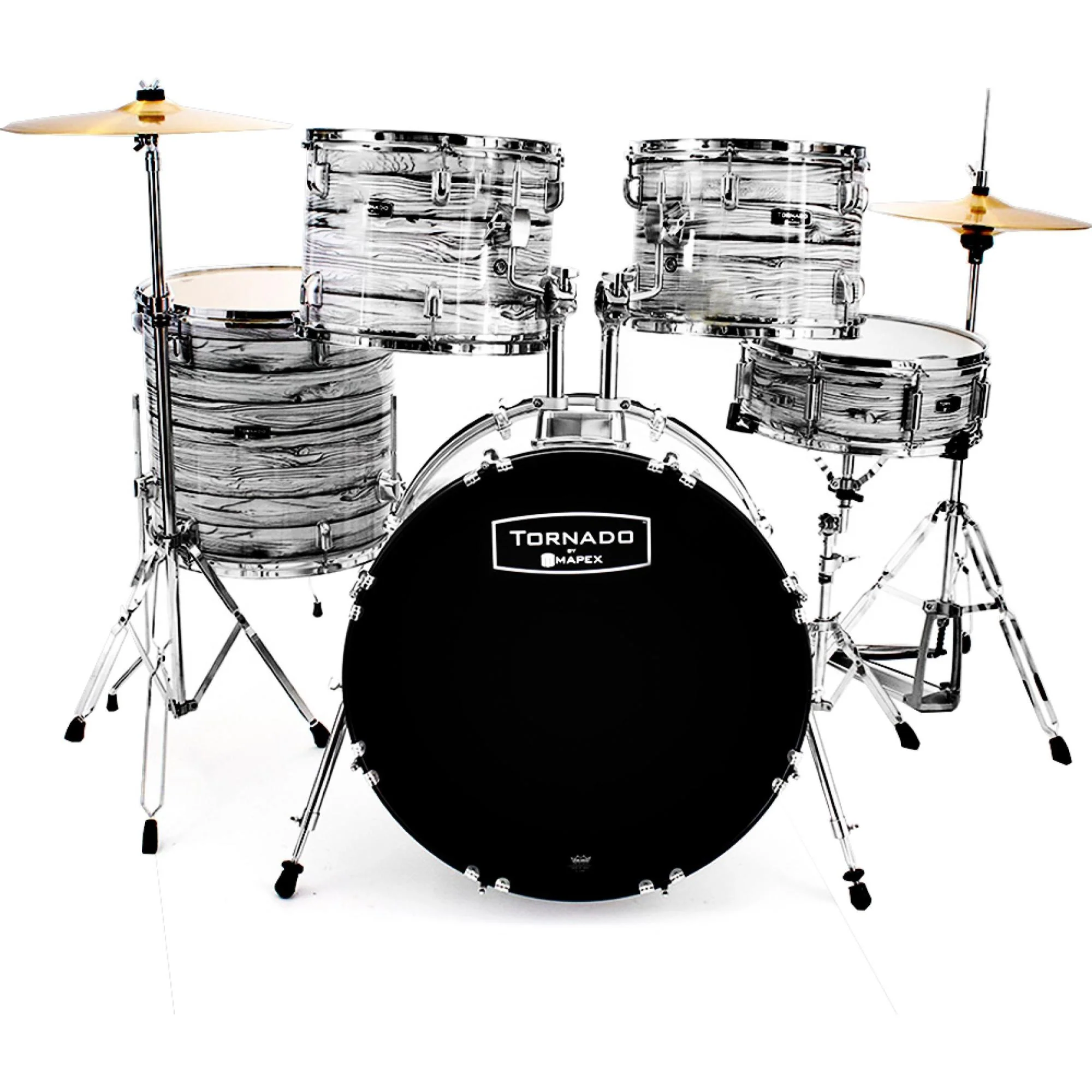 Foto 3 pulgar | Batería Acústica Mapex Tnd5254tcfi  color Blanco con Negro