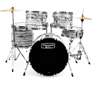 Foto 2 | Batería Acústica Mapex Tnd5254tcfi color Blanco con Negro