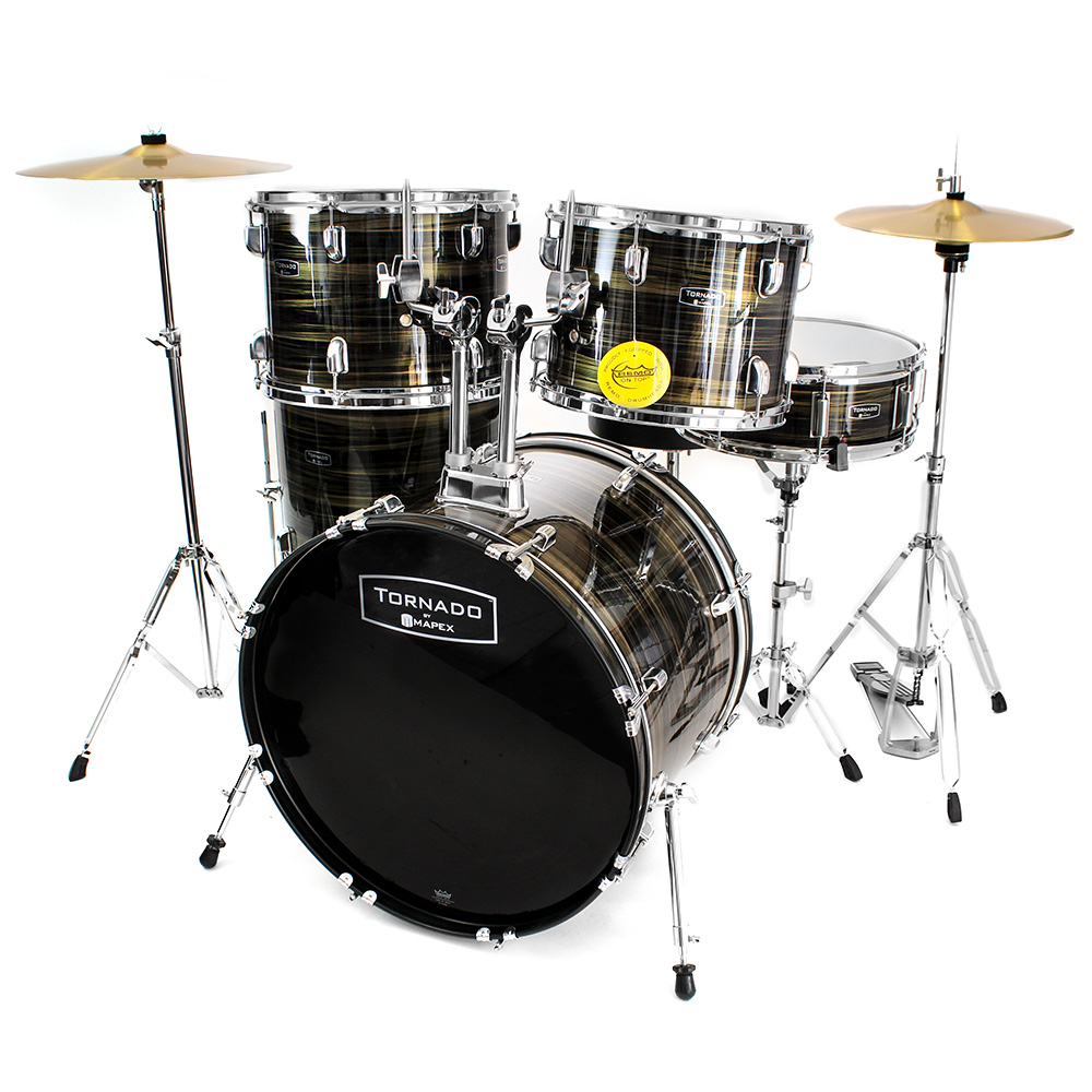 Foto 2 | Batería Acústica Mapex Tnd5254tcfj Color Verde Negra
