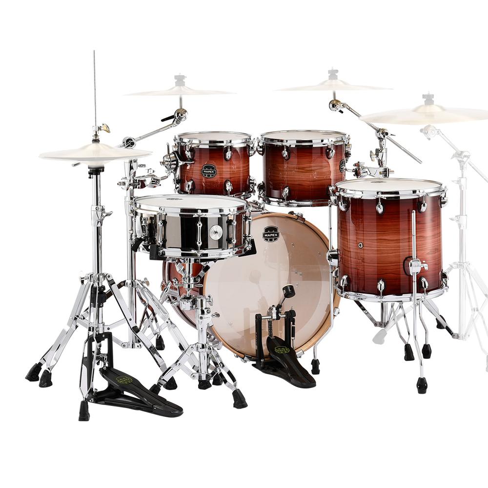 Foto 3 pulgar | Batería Acústica Armory Mapex Ar529s-hc-ra Color Rojo Redwood Burst