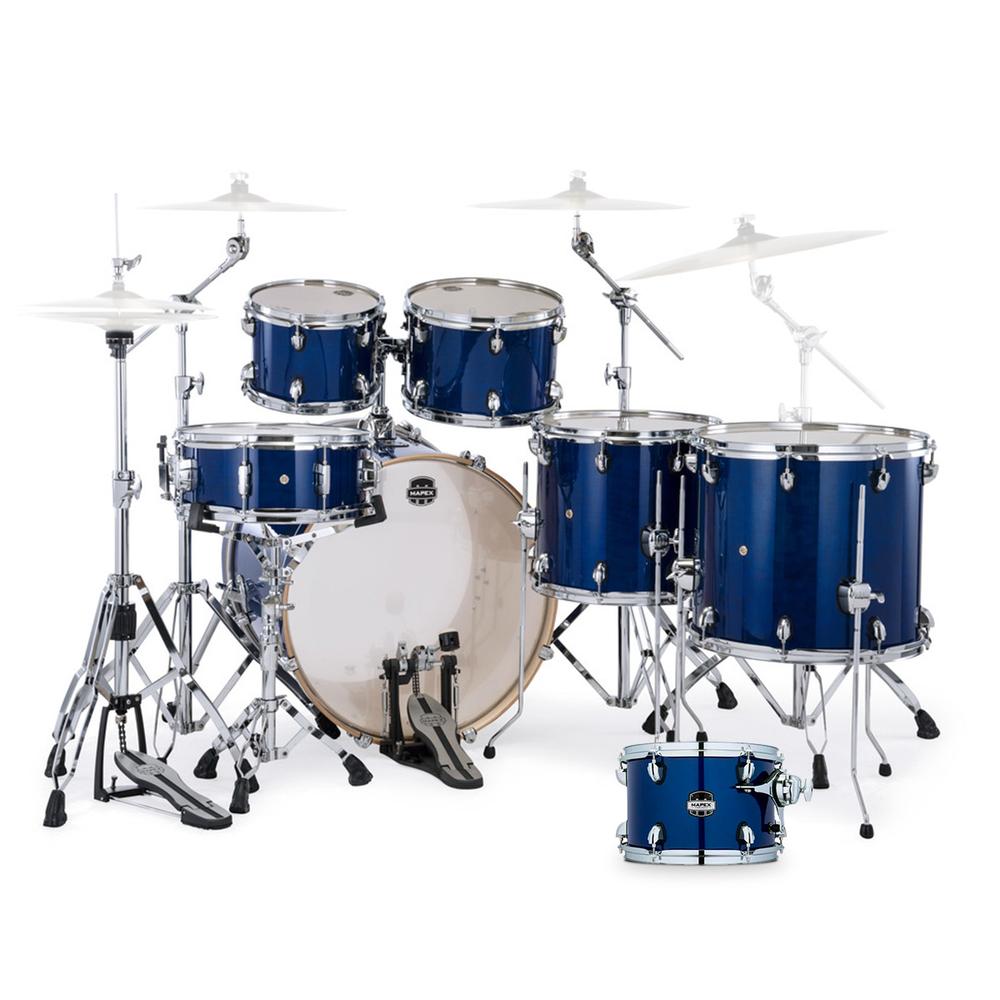 Foto 2 | Batería Acústica Mars Midnight Blue Mapex Mm529sf-7pch-od-s Color Azul Con Banco