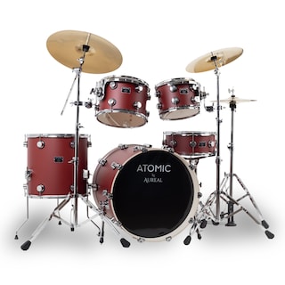 Foto 3 | Bateria Acustica Aureal Atomic Rd Con Platillos Vansir V-prc G