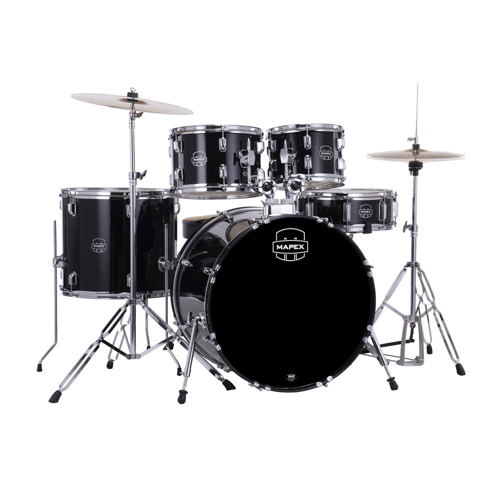 Foto 1 | Batería Serie Comet Mapex Cm5294ftc-dk-sc color Dark Black De 5 Piezas