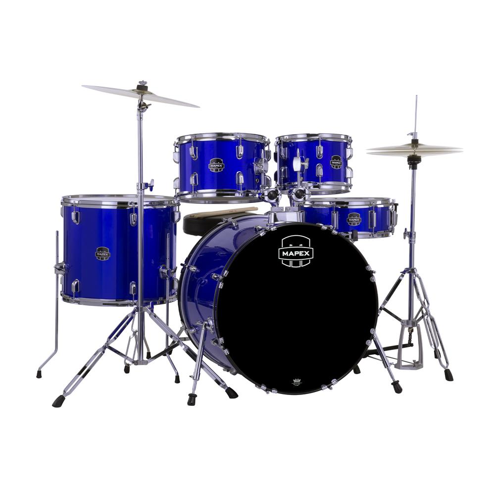 Batería Serie Comet Mapex Cm5294ftc-ib-sc color Índigo Blue