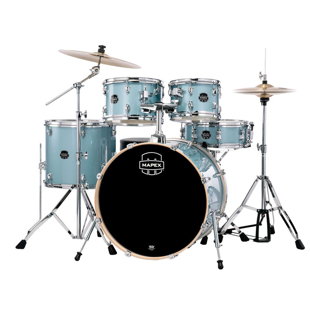 Foto 2 | Batería Serie Venus Mapex Ve5295ftc-vc Color Steel Blue Metallic De 5 Pzs