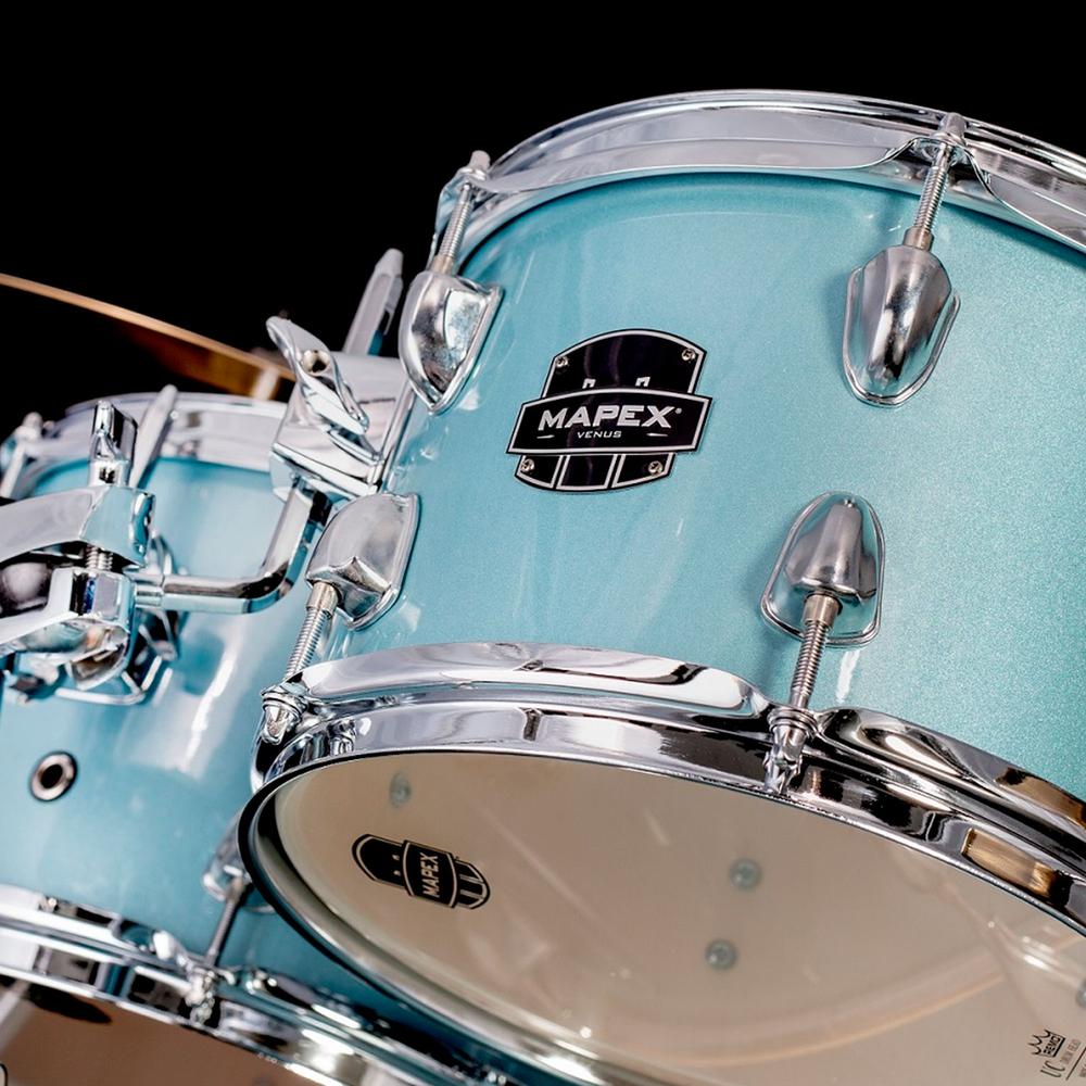 Foto 4 | Batería Serie Venus Mapex Ve5295ftc-vc Color Steel Blue Metallic De 5 Pzs