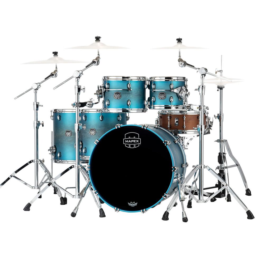 Foto 2 pulgar | Batería Saturn Evolution Hybrid Mapex Sev6ph-ch-pt Color Azure Burst 6 Pzs