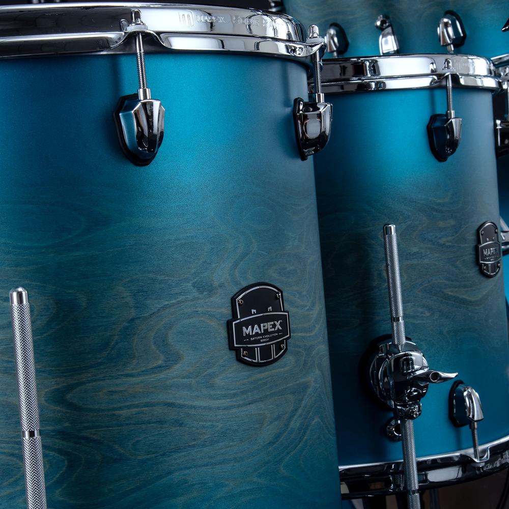 Foto 5 pulgar | Batería Saturn Evolution Hybrid Mapex Sev6ph-ch-pt Color Azure Burst 6 Pzs