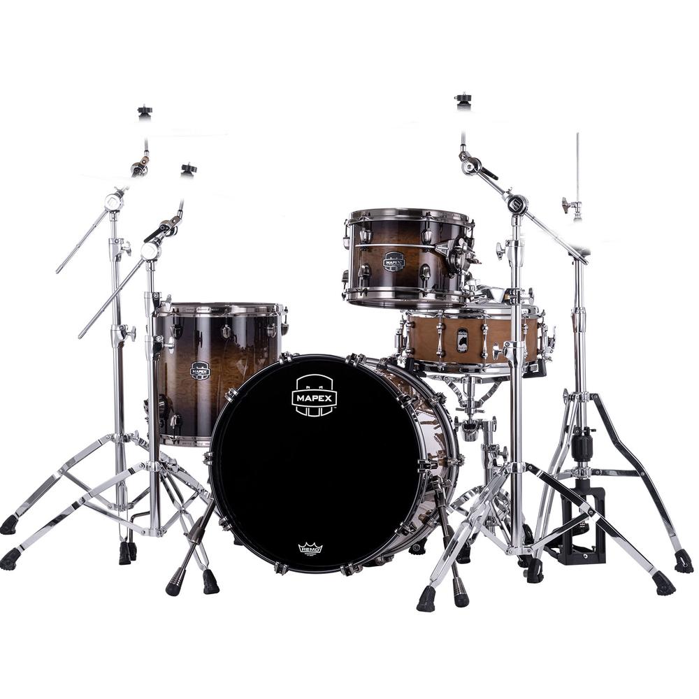 Foto 4 pulgar | Batería Saturn Evolution Hybrid Mapex Sev4ph-ch-mz Color Exotic Night Forest Burst 4 Pzs