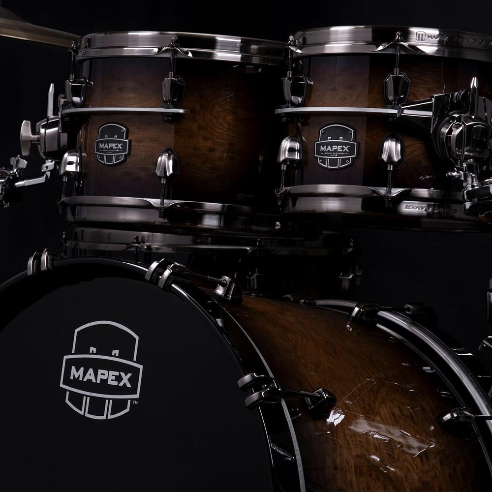 Foto 5 pulgar | Batería Saturn Evolution Hybrid Mapex Sev4ph-ch-mz Color Exotic Night Forest Burst 4 Pzs