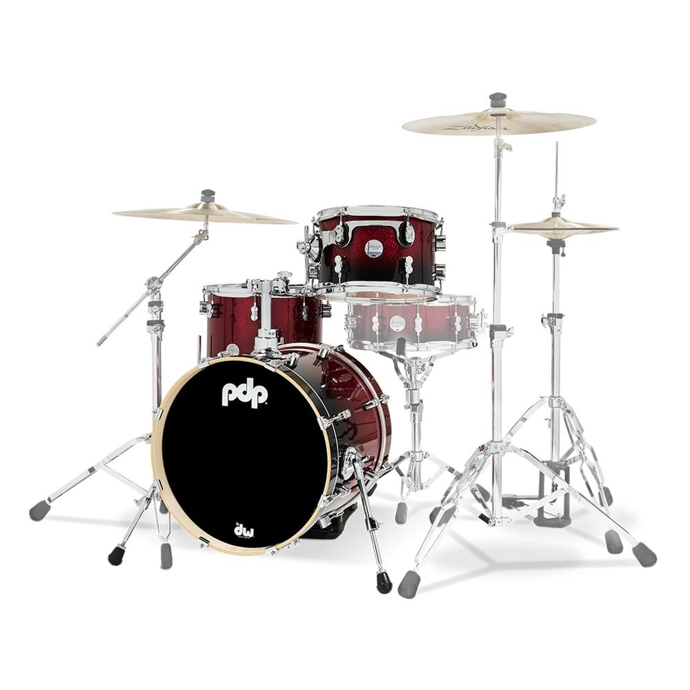 Foto 3 pulgar | Juego de Instrumentos Musicales Pacific Drums Pdcm18bprb Multicolor De Maple