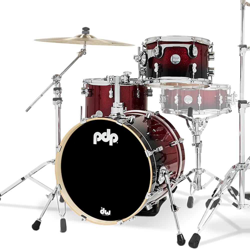 Foto 5 pulgar | Juego de Instrumentos Musicales Pacific Drums Pdcm18bprb Multicolor De Maple