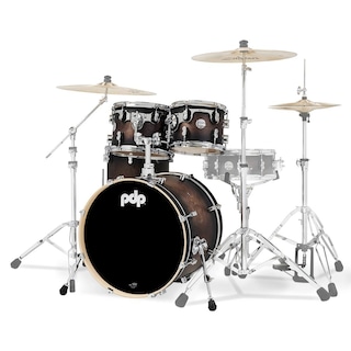 Foto 2 | Batería Shell Pack Concept Maple Pacific Drums Arce Europeo Satin Charcoal Burst